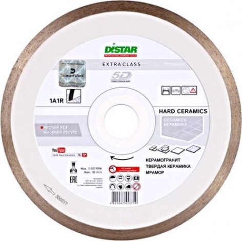Алмазный диск для резки твердой керамики DI-Star 1A1R 125х22.2 мм