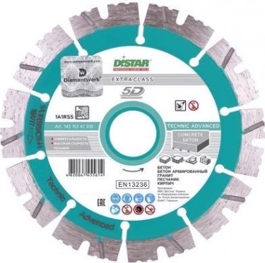 Алмазный диск универсальный DI-Star 1A1RSS/C3-H 232х22.2 мм Technic Advanced