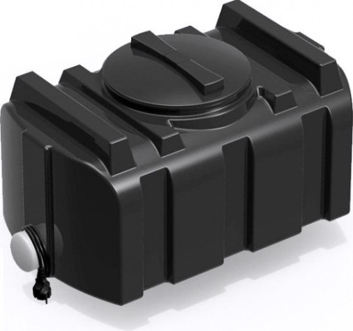 Бак для душа POLIMER GROUP серии «R» 200 л с крышкой и подогревом [DR200S112]