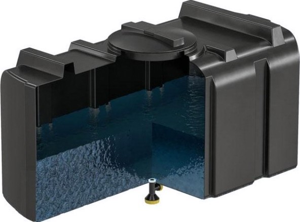 Бак для душа POLIMER GROUP серии «R» 300 л с крышкой [DR300S1]