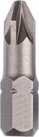 Бита для заворачивания Biber 84322 PZ2 25мм (3шт.) [тов-077042]