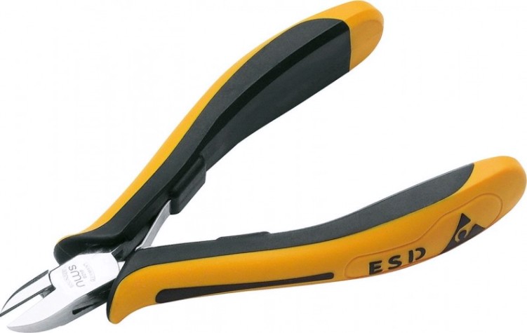 Бокорезы для электроники NWS 021F-OW-79-ESD-115 антистатические ручки, без фаски