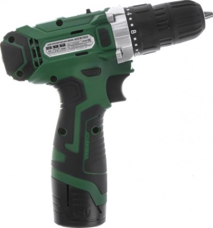 Дрель-шуруповерт аккумуляторная Hammer ACD12/2CS 2x1.5Ah Li-ion, 26Hм в кейсе [101-116]