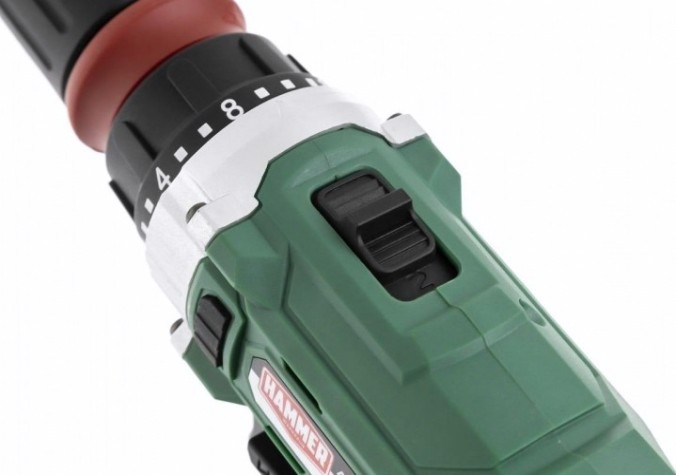 Дрель-шуруповерт аккумуляторная Hammer ACD122QC 2x2Ah Li-ion, 28Hм [216-020]