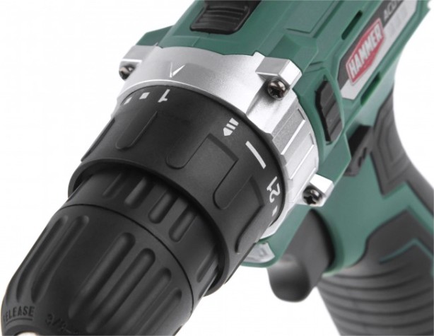 Дрель-шуруповерт аккумуляторная Hammer ACD12A 2x1.5Ah Li-ion, 23Hм в кейсе [101-125]