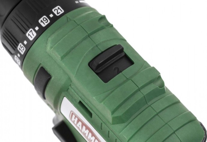 Дрель-шуруповерт аккумуляторная Hammer ACD12BLC бесщ. 2x2Ah Li-ion, 32Hм в кейсе [216-028]