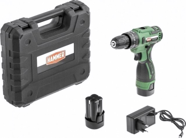 Дрель-шуруповерт аккумуляторная Hammer ACD16CH 2x2Ah Li-ion 30Hм, кейс [216-023]