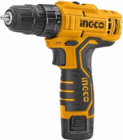 Дрель-шуруповерт аккумуляторная INGCO CDLI12208 Li-Ion 12B