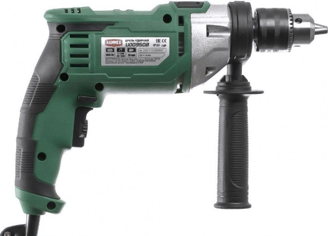 Дрель ударная сетевая Hammer UDD950B 13мм, реверс, металл.редуктор [111-028]