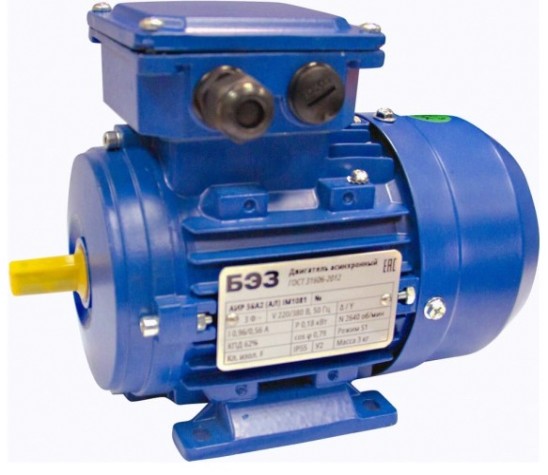 Электродвигатель БЭЗ АИР 56B4 (Ал) IM1081 [18022]