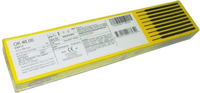 Электроды ESAB OK 46.00 2 х300мм 4600202WZ0 [4600202WZ0]