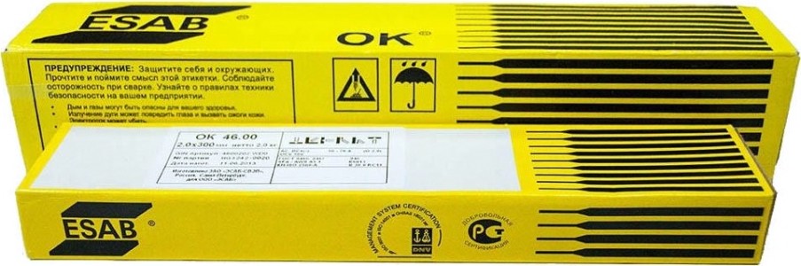 Электроды ESAB OK 46.00 3 х350мм 4600303WD0 [4600303WE2]