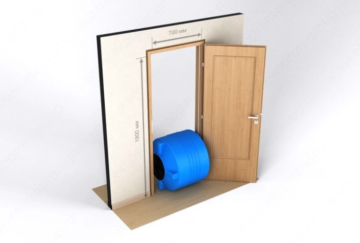 Емкость ЭКОПРОМ ЭВЛ 200 л., вертикальная [синий]