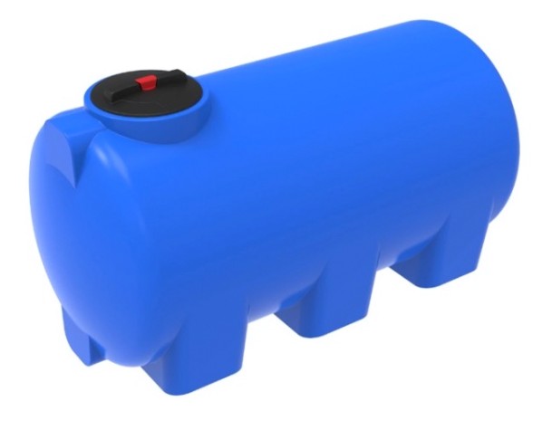 Емкость ЭКОПРОМ H1000 л., горизонтальная [синий]