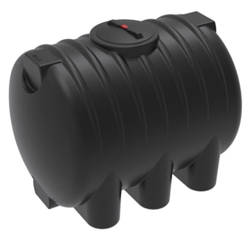 Емкость ЭКОПРОМ HR2000 л., горизонтальная [черный]