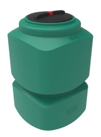 Емкость ЭКОПРОМ L 500 л., вертикальная [зеленый]
