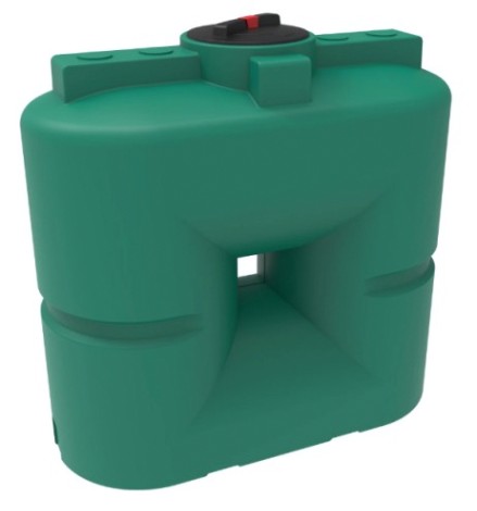 Емкость ЭКОПРОМ S 750 л., вертикальная [зеленый]