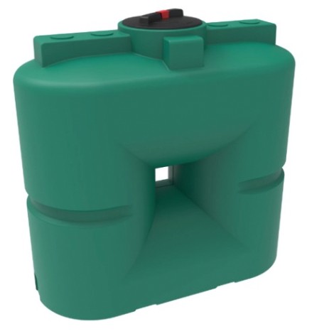 Емкость ЭКОПРОМ S1000 л., вертикальная [зеленый]