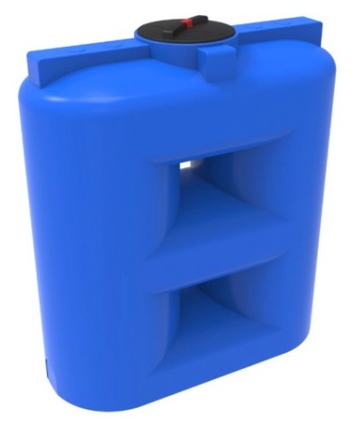 Емкость ЭКОПРОМ S1500 л., вертикальная [синий]