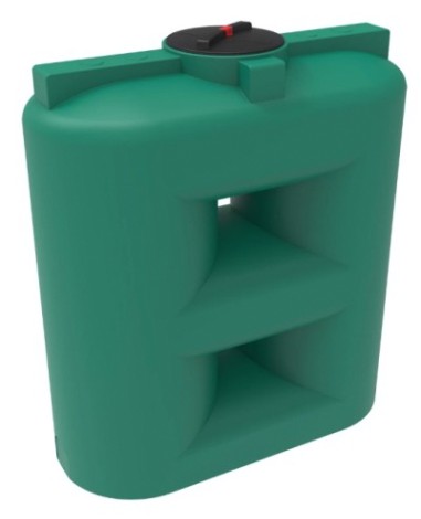 Емкость ЭКОПРОМ S1500 л., вертикальная [зеленый]