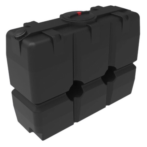 Емкость ЭКОПРОМ SK2000 л., вертикальная [черный]