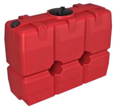 Емкость ЭКОПРОМ SK2000 л., вертикальная [красный]