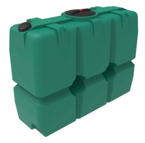 Емкость ЭКОПРОМ SK2000 л., вертикальная [зеленый]