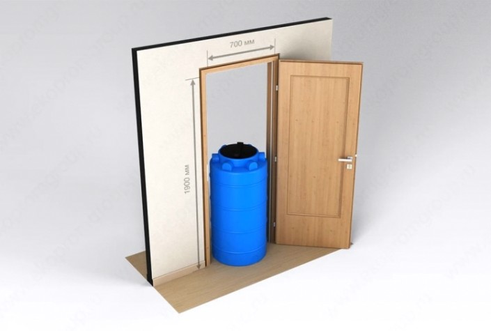 Емкость ЭКОПРОМ T 200 л., вертикальная [зеленый]