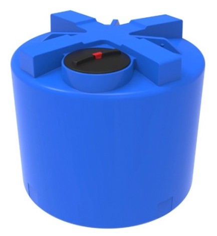 Емкость ЭКОПРОМ T 2000 л., вертикальная [синий]