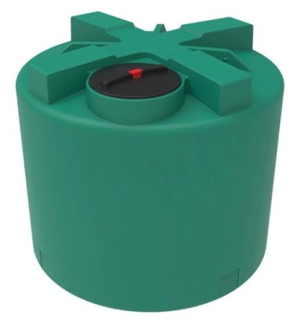 Емкость ЭКОПРОМ T 2000 л., вертикальная [зеленый]