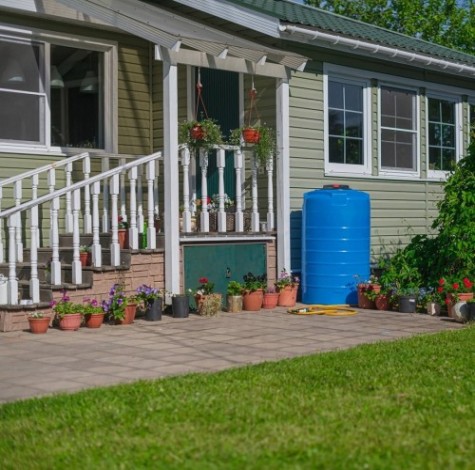 Емкость ЭКОПРОМ T 500 л., вертикальная [синий]