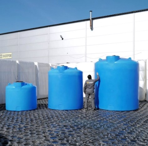 Емкость ЭКОПРОМ TOR 2000 л., вертикальная [синий]