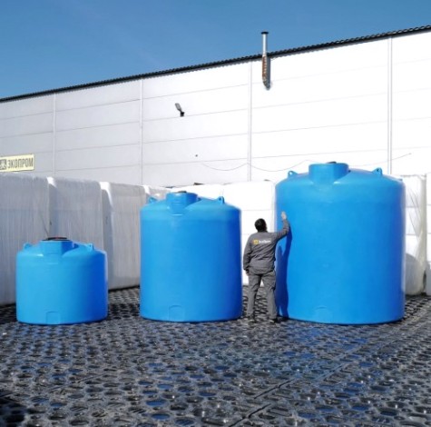 Емкость ЭКОПРОМ TOR 2000 л., вертикальная [зеленый]