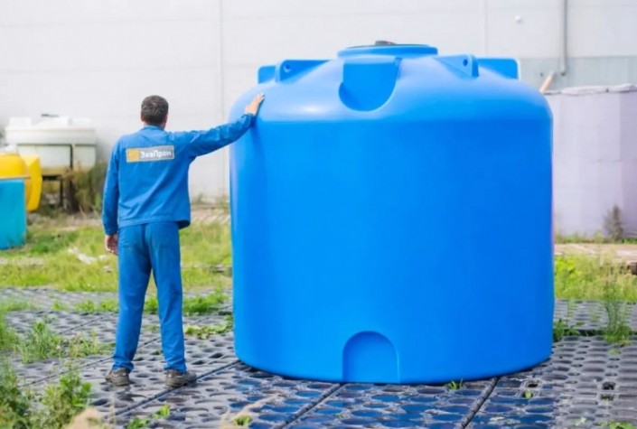 Емкость ЭКОПРОМ TR 8000 л., вертикальная [зеленый]