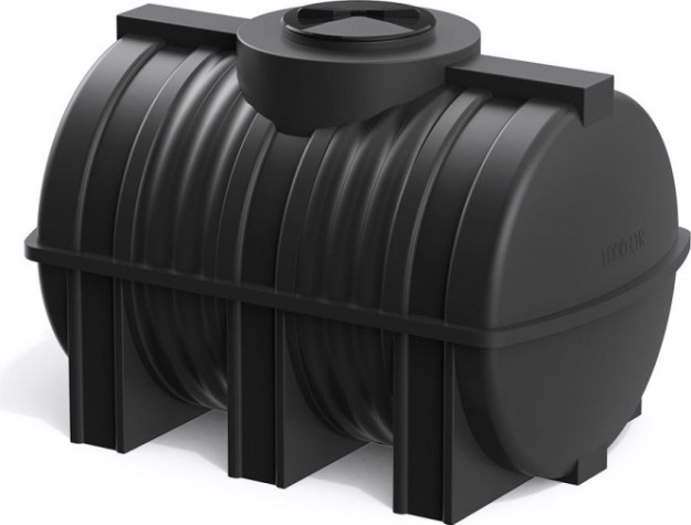 Емкость POLIMER GROUP G 1000 горизонтальная [черный]