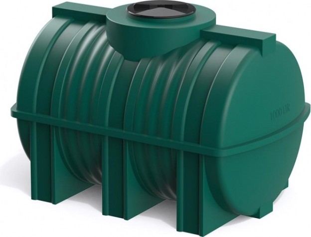 Емкость POLIMER GROUP G 1000 горизонтальная [зеленый]