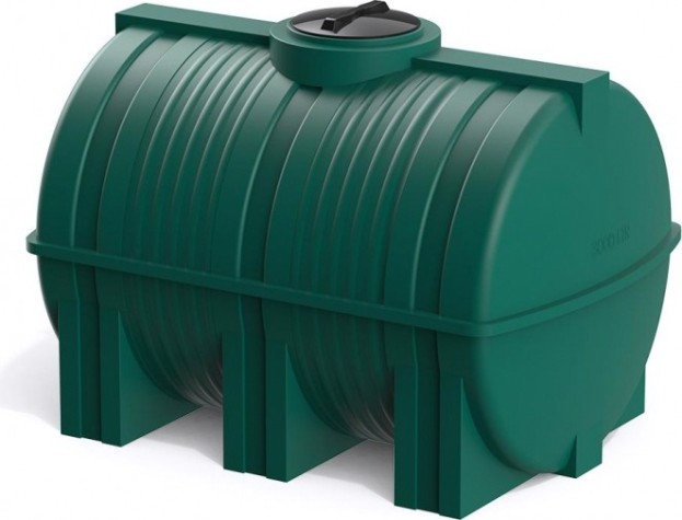 Емкость POLIMER GROUP G 3000 горизонтальная [зеленый]