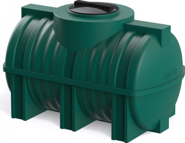 Емкость POLIMER GROUP G 500 горизонтальная [зеленый]