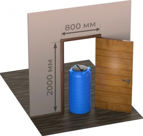 Емкость POLIMER GROUP N 200 вертикальная [синий]