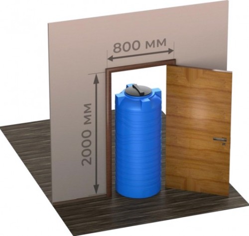 Емкость POLIMER GROUP N 400 вертикальная [белый]