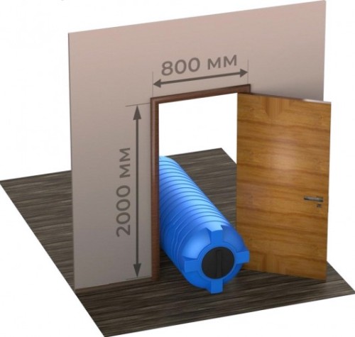 Емкость POLIMER GROUP N 700 вертикальная [черный]