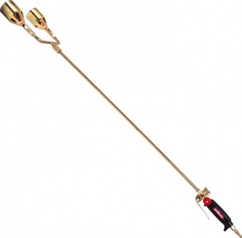 Горелка кровельная REDIUS ГВ-131-Р 2-х факельная (ф 50мм, L=1032мм) рычажная [08302]