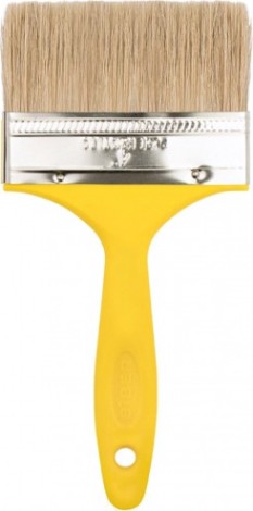 Кисть флейцевая Biber Эконом 31255 натур. щетина, пласт. рукоятка, 75мм [Тов-169161]