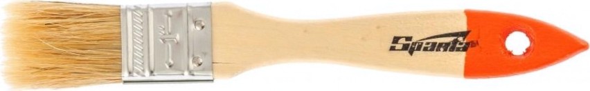 Кисть флейцевая Sparta Slimline 1" плоская (25 мм), натуральная щетина, деревянная ру [824205]