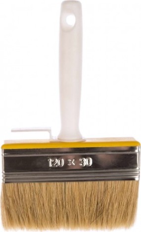 Кисть макловица Biber Мастер 31303 натур. щетина, пласт. рукоятка, 120х30мм [Тов-001934]