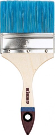 Кисть плоская Biber 31266 флейцевая для антисептиков 75мм [тов-190026]
