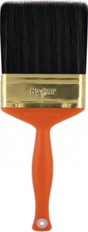 Кисть плоская ВАРЯГ 31225 натур. щетина 100мм [тов-148748]