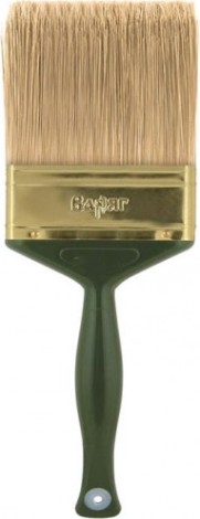 Кисть плоская ВАРЯГ 31235 натур. щетина 100мм [тов-149070]