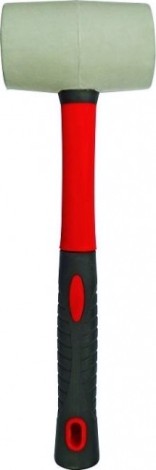 Киянка Biber Профи 85415 резиновая белая, 350г [тов-157932]