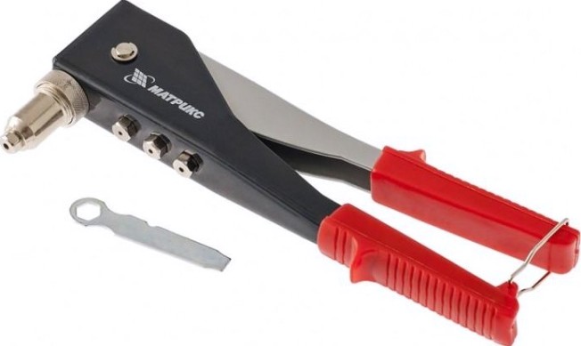 Клепальник ПАКС 250 мм, переставной 0-90 градусов, 2,4-3,2-4,0-4,8 [40527]